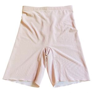 Yitty Mesh Me Smoothing High Waist  Pink Biker Shorts XL NWT NEW!